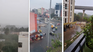 Bengaluru Rains: ಬೆಂಗಳೂರಿನಿಂದ ಕಾಣೆಯಾಗಿದ್ದ ಮಳೆರಾಯ 150 ದಿನಗಳ ನಂತರ ಪ್ರತ್ಯಕ್ಷ bng-rain