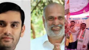ಕೆನರಾ ಕ್ಷೇತ್ರದಲ್ಲಿ ಬಿಜೆಪಿಗೆ ಹೊಡೆತದ ಮೇಲೆ ಹೊಡೆತ; ಕಾಂಗ್ರೆಸ್ ಸೇರಿದ ಶಿವರಾಮ್ ಹೆಬ್ಬಾರ್ ಪುತ್ರ ; ವಿಶ್ವೇಶ್ವರ ಹೆಗಡೆ ಕಾಗೇರಿಯ ದಾರಿ ಕಠಿಣ shivaram-hebbar-and-son
