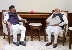 ಬೆಂಗಳೂರು, ನೀರಾವರಿ ಅಭಿವೃದ್ಧಿಗೆ ಹೆಚ್ಚಿನ ಅನುದಾನಕ್ಕೆ ಪ್ರಧಾನಿ ಮೋದಿ ಅವರ ಬಳಿ ಬೇಡಿಕೆ: DCM ಡಿ.ಕೆ.ಶಿವಕುಮಾರ್ d k shivakumar