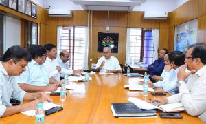 ಕೆರೆಗಳ ಮೇಲೆ ಫ್ಲೋಟಿಂಗ್ ಸೋಲಾರ್ ಪ್ಯಾನೆಲ್ - ತಜ್ಞರ ಜೊತೆ ಸಭೆಯ ಆಯೋಜನೆ: ಸಚಿವ ಎನ್ ಎಸ್ ಭೋಸರಾಜು n s bosaraju