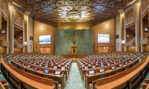 Glimpses of the new Parliament Building, in New Delhi