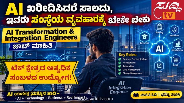 AI Transformation & Integration Engineer ವೃತ್ತಿಯ ಪ್ರತೀಕಾತ್ಮಕ ಚಿತ್ರ