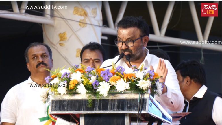 ಕರ್ನಾಟಕದ ಕಾರ್ಮಿಕ ಸಚಿವ ಸಂತೋಷ್ ಲಾಡ್ ಹಿಂದುಳಿದ ವರ್ಗಗಳ ರಾಜಕೀಯ ಮೀಸಲಾತಿ ಕುರಿತು ಮಾತನಾಡುತ್ತಿರುವುದು